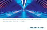 Philips Lighting Price List 2012 2013