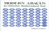 Modern Abacus- An Effective Mathematical Tool