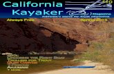 California Kayaker Magazine - Spring 2013 issue