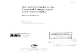 An Introduction to Formal Languages and Automata - Third Edition (Peter Linz)