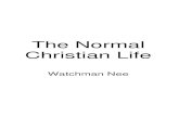 The Normal Christian Life With Study Guide - Watchman Nee