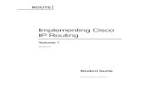 Cisco Press - CCNP ROUTE 642-902 Student Guide - Volume 1(2009)