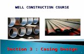 Offshore Well construction - Casing Design