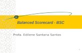 1 Balanced Scorecard - BSC Profa. Edilene Santana Santos.