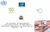 Uso Racional de Medicamentos para prescritores da Rede Básica Municipal experiência do município de Marília - SP.