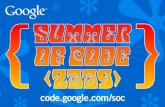 O é Google Summer of Code ? Quais são os objetivos do progama? Como é o trabalho no GsoC? Calendário Google Summer of Code Bolsas de Estudo Projetos Participantes.