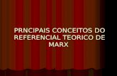 PRNCIPAIS CONCEITOS DO REFERENCIAL TEORICO DE MARX.