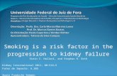 Smoking is a risk factor in the progression to kidney failure Stein I. Hallan1, and Stephan R. Orth Kidney International 2011; 80:516–5 Fator de Impacto:
