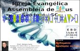 Prof. Sérgio Lenz Fones (48) 8856-0625 ou 8855-0110 E-mail: sergio.joinville@gmail.com MSN: sergiolenz@hotmail.com E B D Li ç ão 6 07/08/2011 Igreja Evangélica.