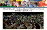 TRAJETÓRIA DA POLÍTICA DE ASSISTÊNCIA SOCIAL NO BRASIL DE 2003 A 2010.
