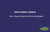 Informática Aplica Prof.: Bruno Rafael de Oliveira Rodrigues.
