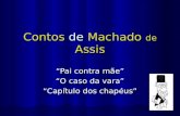 Contos de Machado de Assis Pai contra mãe O caso da vara Capítulo dos chapéus.