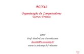 MC542 11.1 2007 Prof. Paulo Cesar Centoducatte ducatte@ic.unicamp.br ducatte MC542 Organização de Computadores Teoria e Prática.