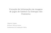 Extração de Informação em imagens de jogos de futebol via Entropia não Extensiva Algemiro Augusto Professor: Marcelo Gattass Fundamentos da Computação.