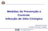 Medidas de Prevenção e Controle Infecção de Sítio Cirúrgico Silvia Alice Ferreira Divisão de Infecção Hospitalar.