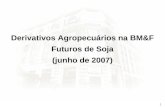 1 Derivativos Agropecuários na BM&F Futuros de Soja (junho de 2007)