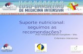 Suporte nutricional: seguimos as recomenda ç ões? Prof. Fernando Ramos Gonçalves – Msc Enfermeiro Intensivista.