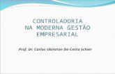 CONTROLADORIA NA MODERNA GESTÃO EMPRESARIAL Prof. Dr. Carlos Ubiratan Da Costa Schier.