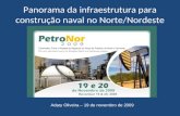 Panorama da infraestrutura para construção naval no Norte/Nordeste Adary Oliveira – 19 de novembro de 2009.