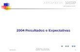 08/10/2004 Abrapneus / Sicopneus Palestra – Setembro 20041 2004 Resultados e Expectativas.