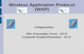 Wireless Application Protocol (WAP) Componentes: Alex Fernandes Neves - ECA Leonardo Poubel Orenstein – ECA.