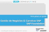 Gestão de Negócios & Carreiras SAP SAP Foundation.