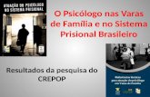 O Psicólogo nas Varas de Família e no Sistema Prisional Brasileiro Resultados da pesquisa do CREPOP.