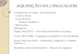 AQUISIÇÃO DA LINGUAGEM Componentes do Grupo: Alyne Pimentel; Caroline Tostes; Graça Oliveira; Gustavo Trindade; e Mônica Paes. Bibliografia: Piaget, Jean.