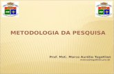 METODOLOGIA DA PESQUISA Prof. MsC. Marco Aurélio Togatlian marco@togatlian.pro.br.