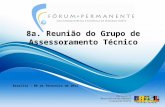 8a. Reunião do Grupo de Assessoramento Técnico Brasília – 08 de fevereiro de 2011.
