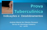 Indicações e Desdobramentos Andrea Maciel de Oliveira Rossoni Serviço de Infectologia Pediátrica HC - UFPR.