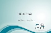 BitTorrent Willamys Araújo 1. Introdução Muitas tecnologias de compartilhamento de arquivos pela internet são bastante populares, no entanto, é possível.