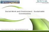 Social Work and Environment - Sustainable Communities Helena Belchior Rocha - helenar2@hotmail.com.