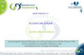 BEM VINDOS !!! FLUXO DE CAIXA AUTOR: WILSON GIGLIO Apresentação disponibilizada com exclusividade para Rede Exame PME Curso aplicado na Grudado Adesivos.