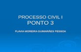 PROCESSO CIVIL I PONTO 3 FLAVIA MOREIRA GUIMARÃES PESSOA.