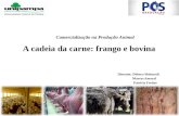 A cadeia da carne: frango e bovina Discente: Débora Mainardi Marcos Amaral Patrícia Freitas Comercialização na Produção Animal.