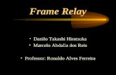 Frame Relay Danilo Takashi Hiratsuka Marcelo Abdalla dos Reis Professor: Ronaldo Alves Ferreira.