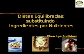 Dietas Equilibradas: substituindo Ingredientes por Nutrientes Flora Lys Spolidoro.