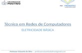 Professor Eduardo da Silva - professoreduardodasilva@gmail.com Técnico em Redes de Computadores ELETRICIDADE BÁSICA.