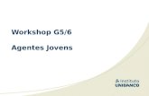 Workshop G5/6 Agentes Jovens. AGENDA Pesquisas quantitativas - recolher Pesquisa Qualitativa – como analisar Critérios para eleger representantes do G5/6.