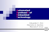 Automated SynthesiS of Embedded Technology Eduardo C. Zini Marcelo A. Dantas Marcelo F. Cruz.