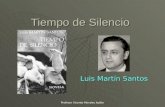Profesor Vicente Morales Ayllón Tiempo de Silencio Luis Martín Santos.