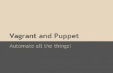 Vagrant and Puppet