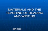 Reading and writing module