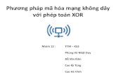 XOR Coding in wireless network