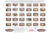 Most Wanted Property Crime Offenders, Dec. 2012