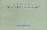 The  “Mithras Liturgy”