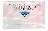 Mass State Police Pre-Academy Fitness Training Guide