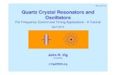 Quartz Crystal Resonators and Oscillators. John R. Vig. Rev. 8.5.4.4 (Www.ieee-uffc.org)