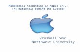 Managerial Accounting in Apple Inc